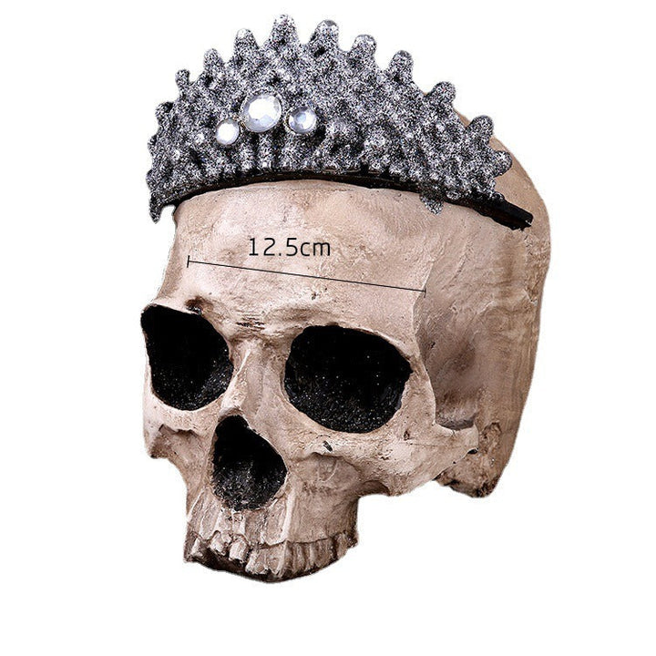 Diy Skeleton Decoration — Regal Crown Skull Ornament