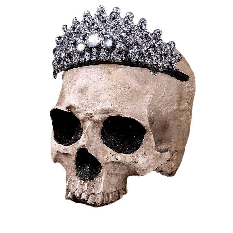 Diy Skeleton Decoration — Regal Crown Skull Ornament