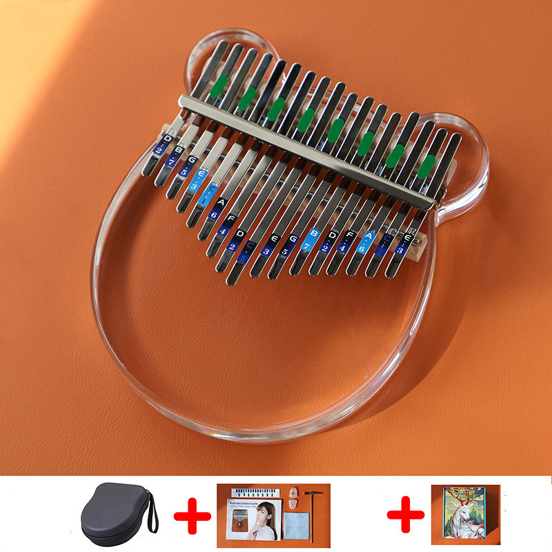Crystal Kalimba for Beginners | 17-Note Thumb Piano