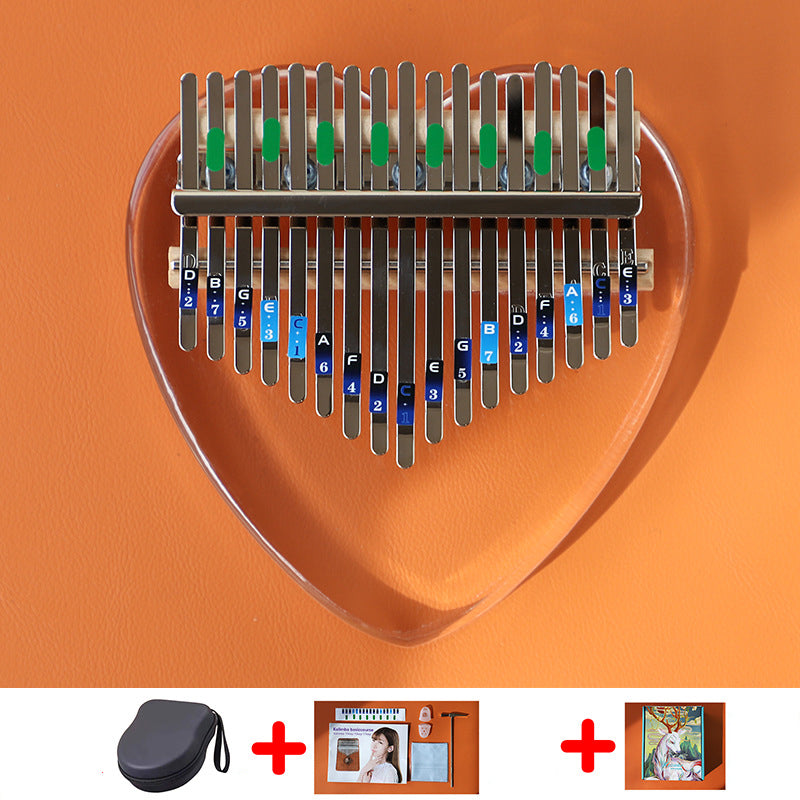 Crystal Kalimba for Beginners | 17-Note Thumb Piano