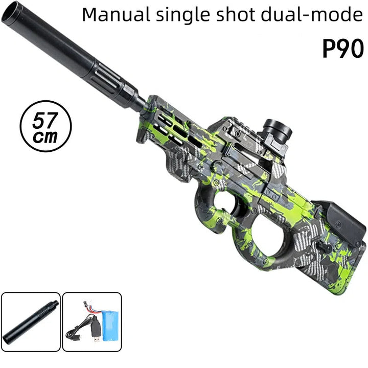 Electric Toy Gun with Dual-Mode High-Speed Action