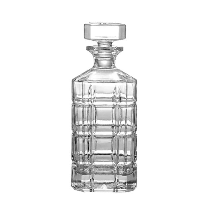 Lead-Free Crystal Whiskey Decanter with Cut Glass Stopper