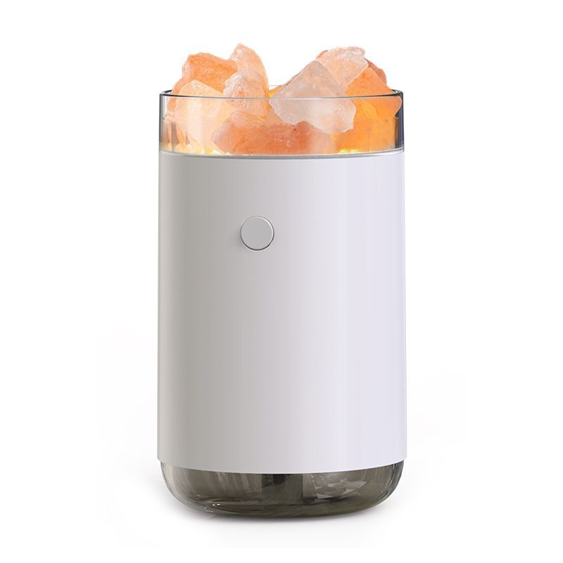 Crystal Salt Humidifier with Aromatherapy & Night Light