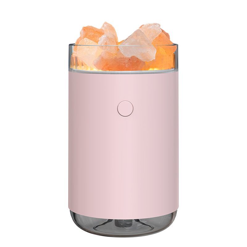 Crystal Salt Humidifier with Aromatherapy & Night Light