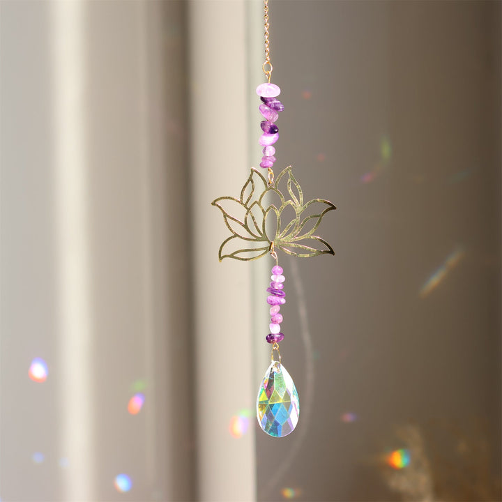 Crystal Suncatcher — Colorful Rainbow Window Light