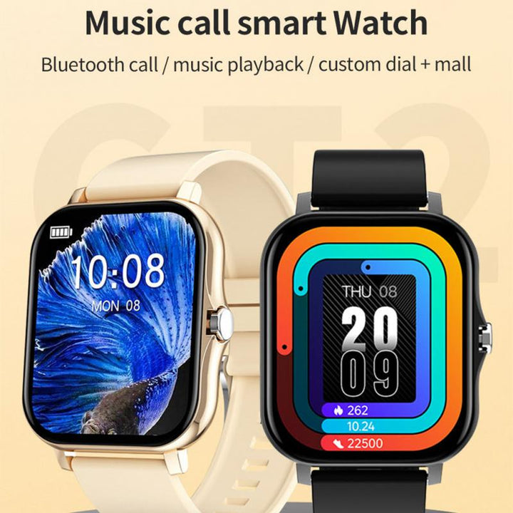 Fitness Smart Watch with Heart Rate & Bluetooth Calls
