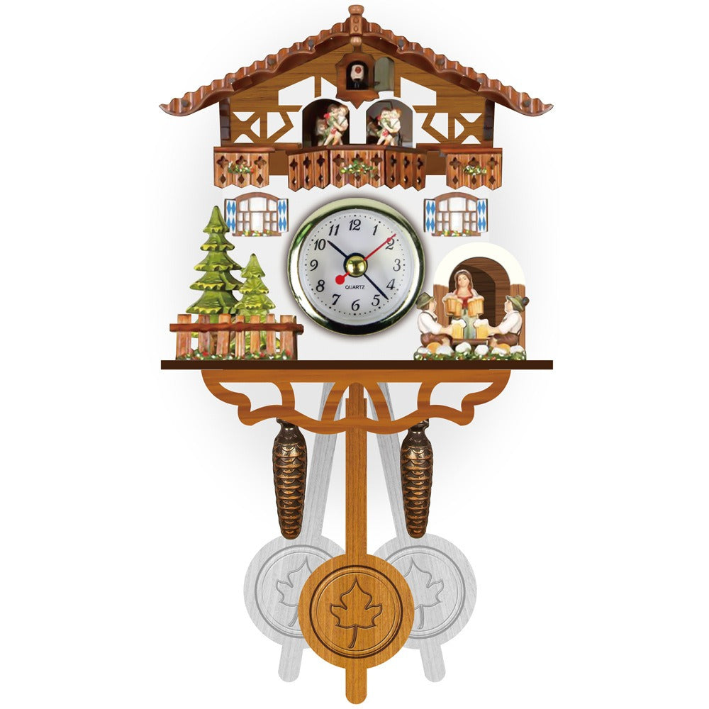 Chalet Cuckoo Clock with Automatic Night Stop Feature
