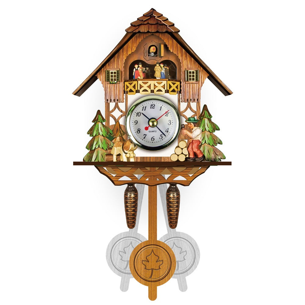 Chalet Cuckoo Clock with Automatic Night Stop Feature