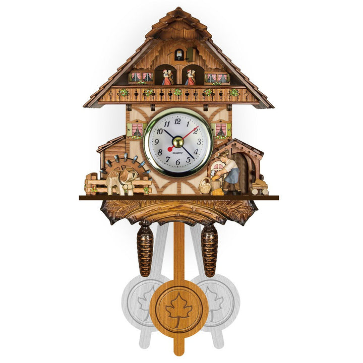 Chalet Cuckoo Clock with Automatic Night Stop Feature