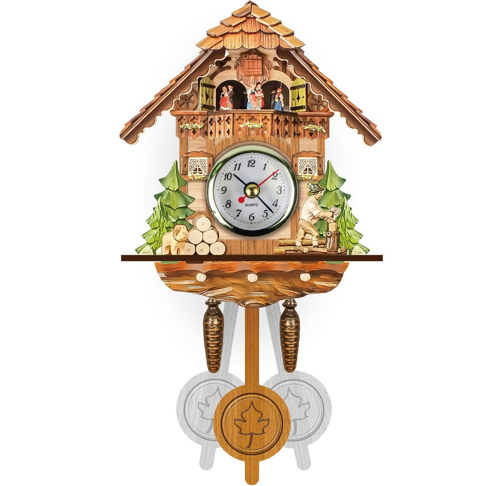 Chalet Cuckoo Clock with Automatic Night Stop Feature