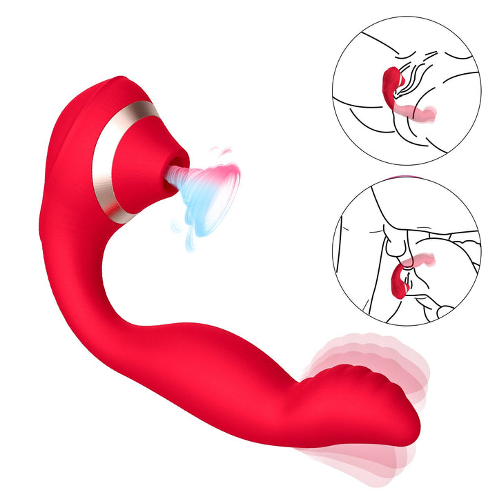 Suction Vibrator for Women, Customizable Dual Stimulation