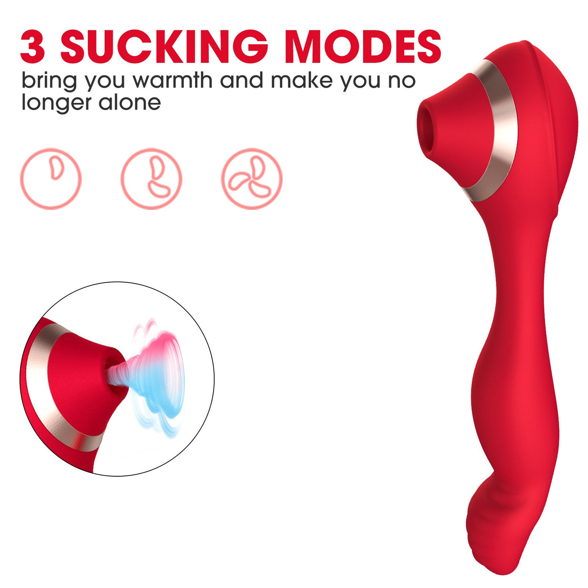 Suction Vibrator for Women, Customizable Dual Stimulation