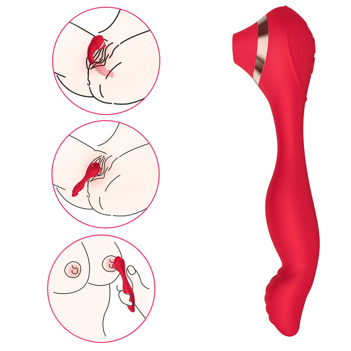 Suction Vibrator for Women, Customizable Dual Stimulation