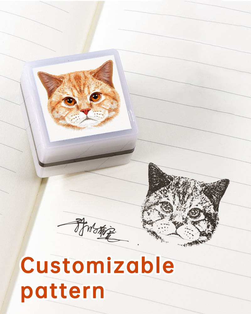 Custom Pet Portrait Stamp for Personalized Scrapbooking