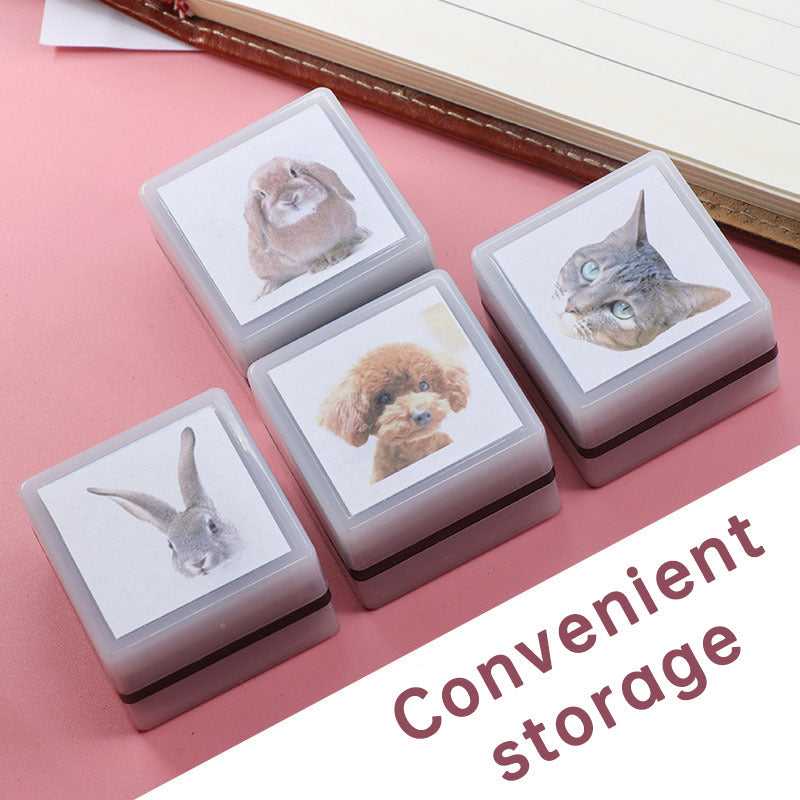Custom Pet Portrait Stamp for Personalized Scrapbooking