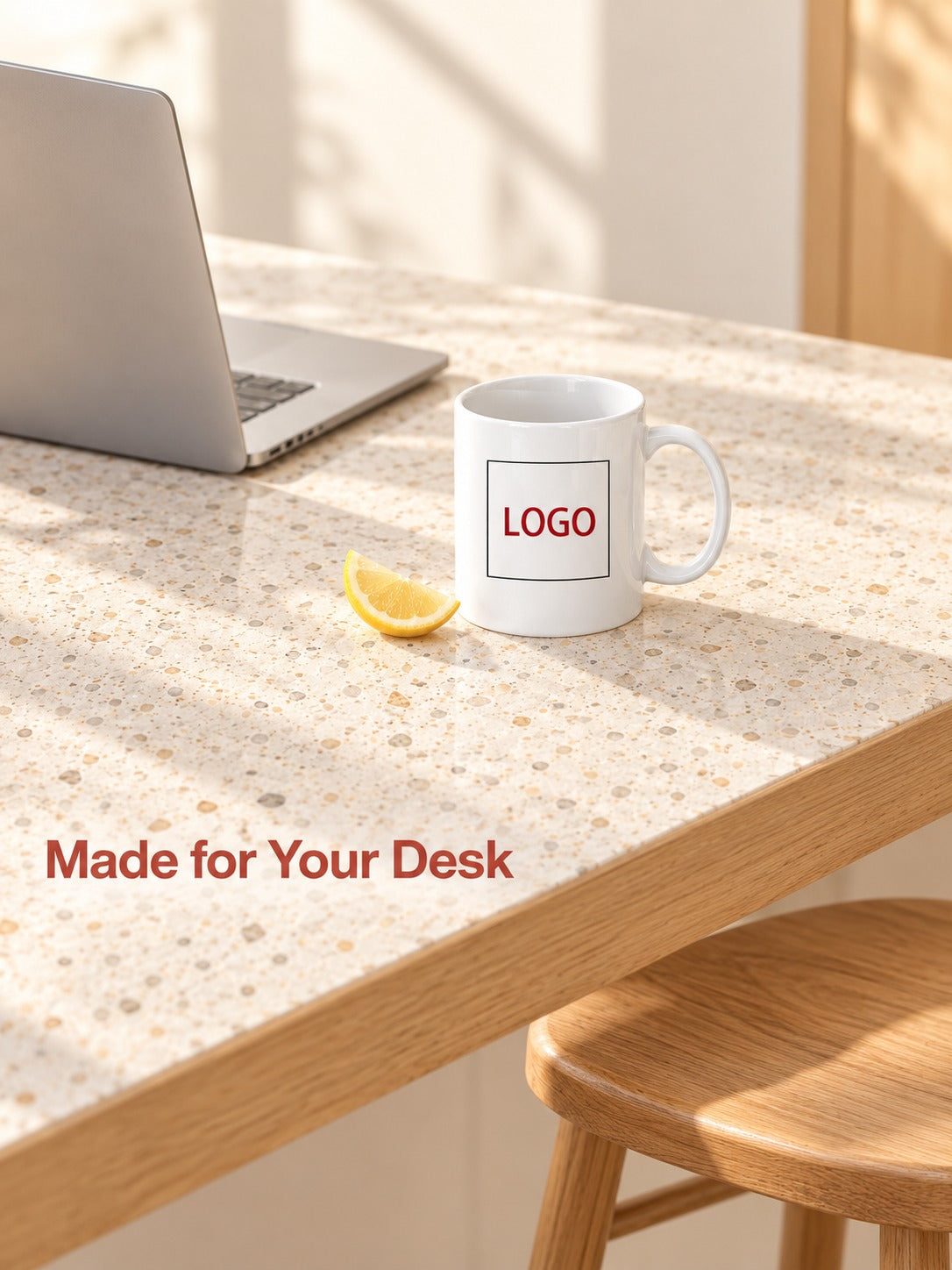 Custom Photo Logo Ceramic Mug for Gifts & Office Use