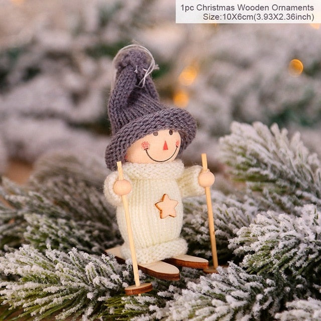 Ski Angel Christmas Ornament for Whimsical Holiday Cheer