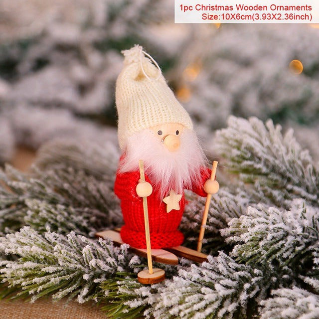 Ski Angel Christmas Ornament for Whimsical Holiday Cheer