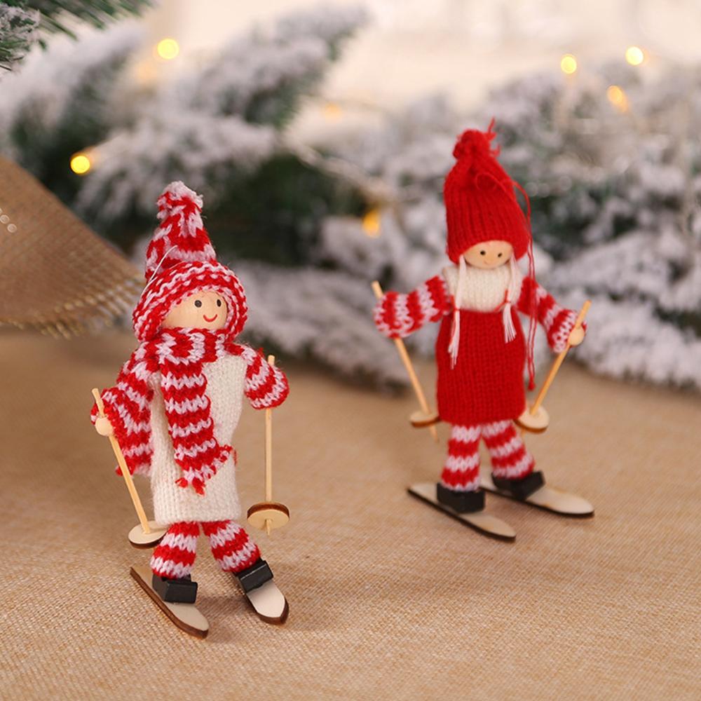 Ski Angel Christmas Ornament for Whimsical Holiday Cheer