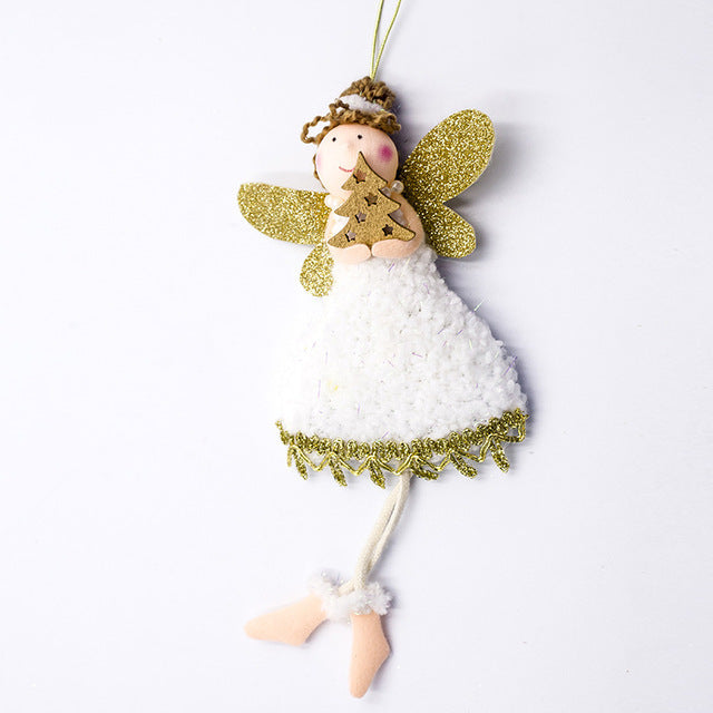 Angel Plush Christmas Ornament for Whimsical Decor
