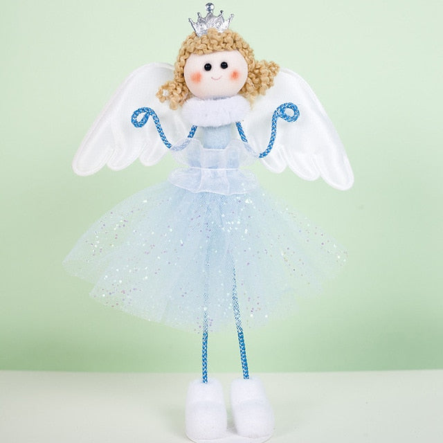 Angel Plush Christmas Ornament for Whimsical Cheer