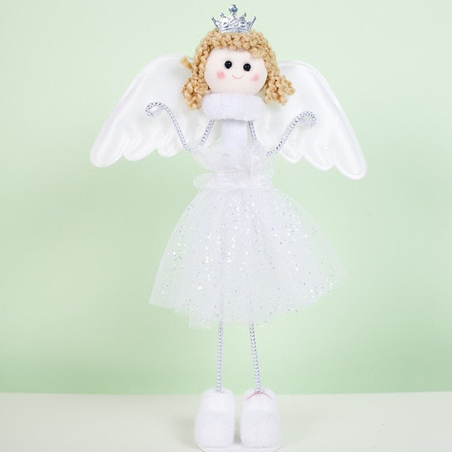 Angel Plush Christmas Ornament for Whimsical Cheer