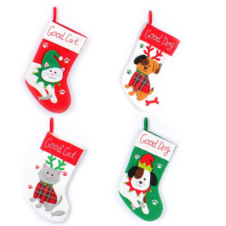 Cat & Dog Christmas Stockings for Festive Pet Gifts