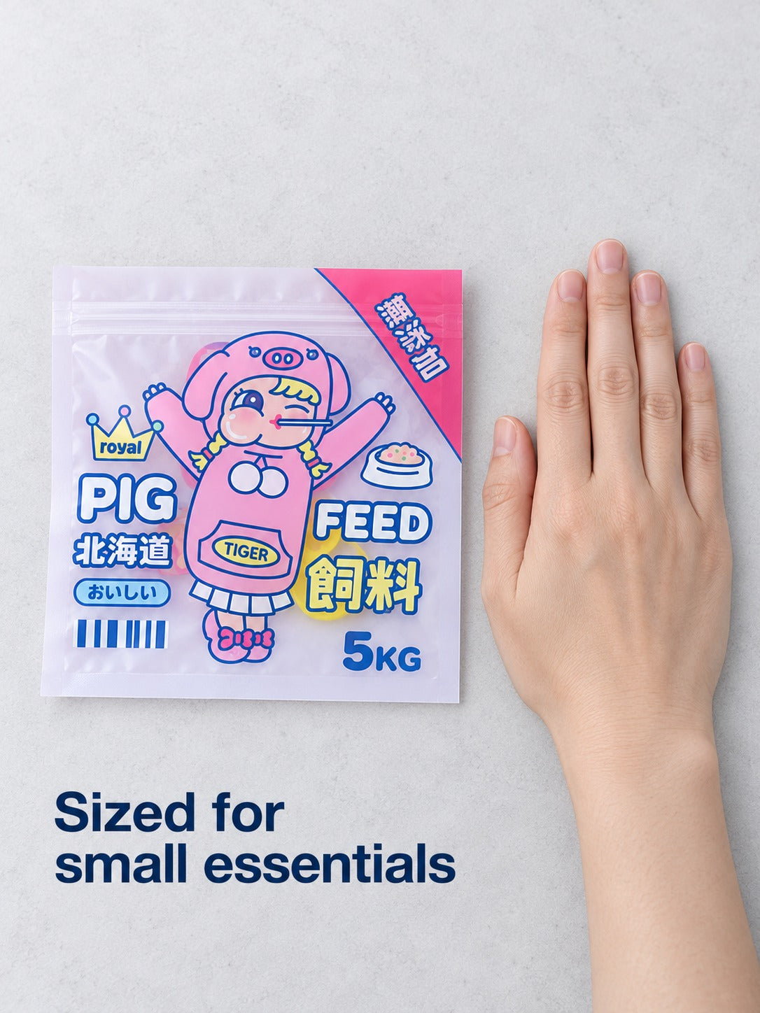 Cute Character Zip Bags for Snacks, Jewelry & Gifts