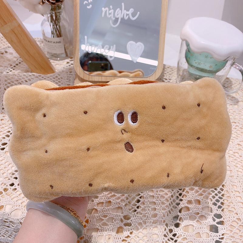 Plush Biscuit Coin Purse for Cute Everyday Organization