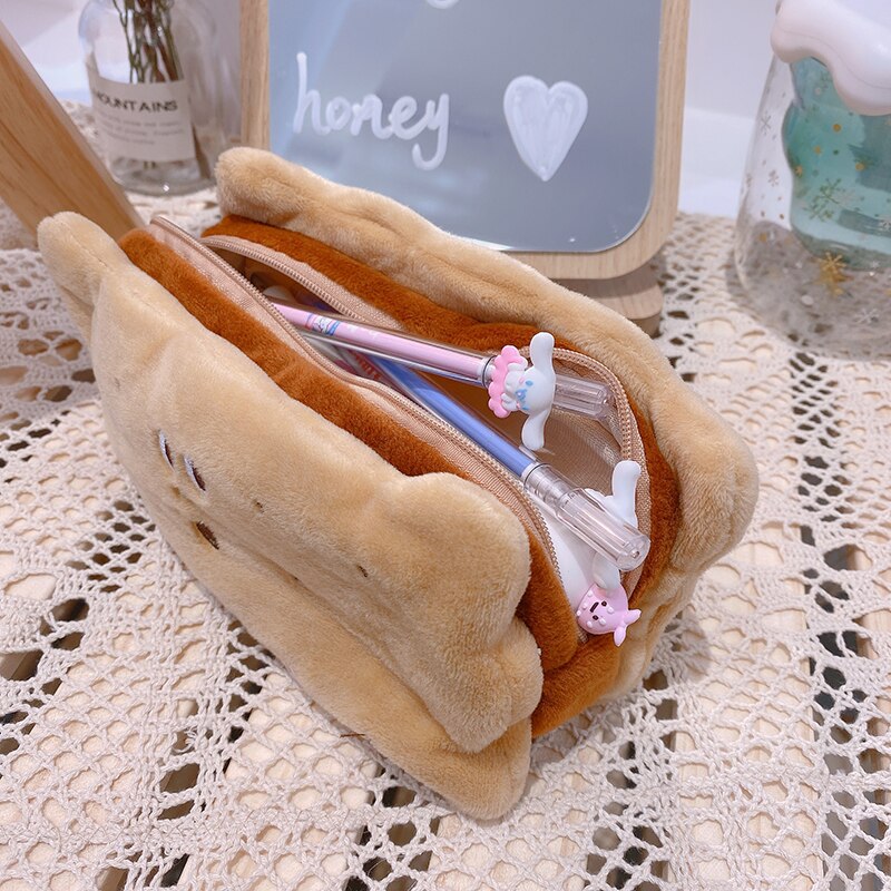 Plush Biscuit Coin Purse for Cute Everyday Organization
