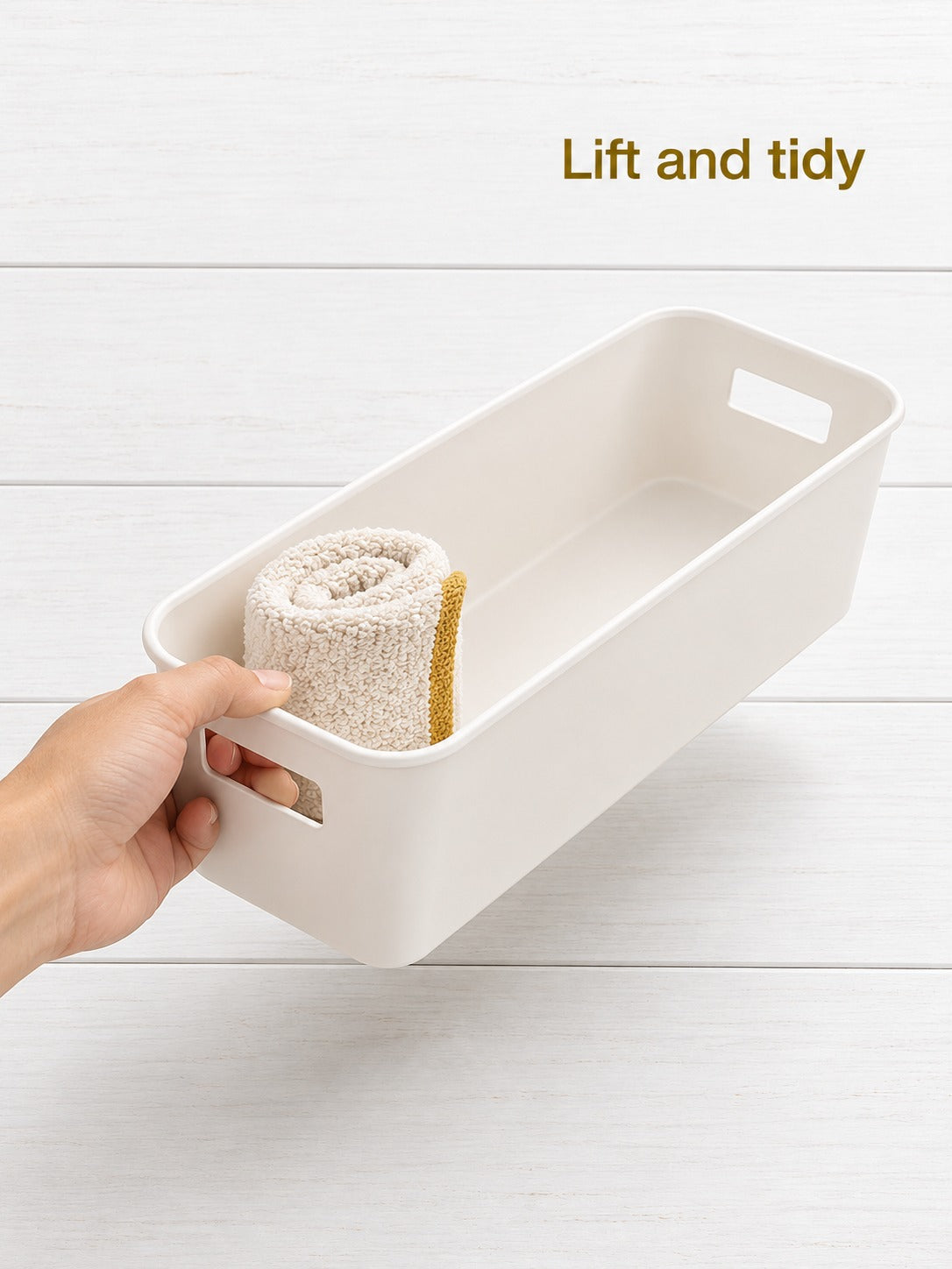 Cute Desktop Storage Basket to Tidy Cosmetics & Snacks
