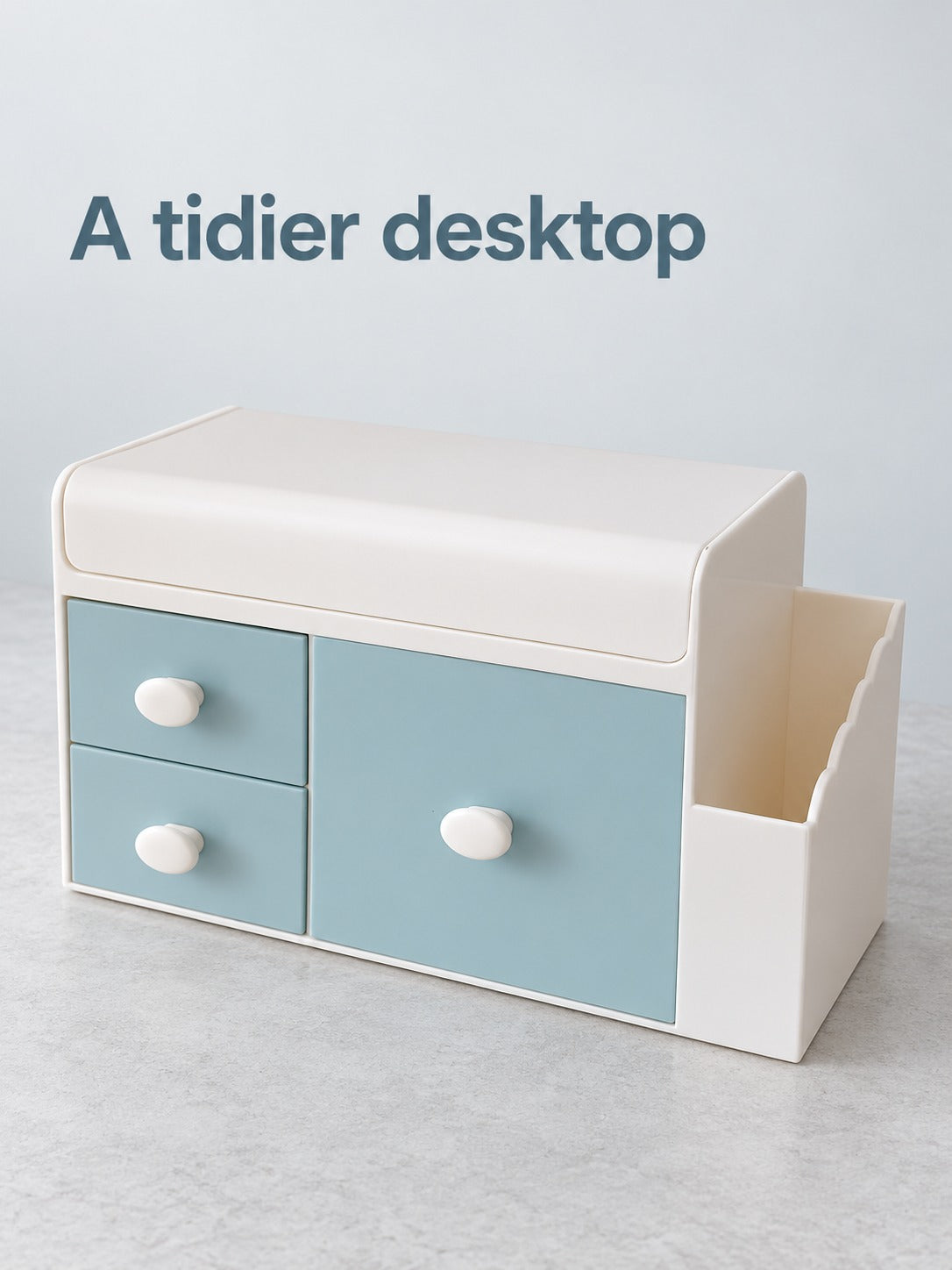 Cute Desktop Storage Box for Cosmetics and Stationery