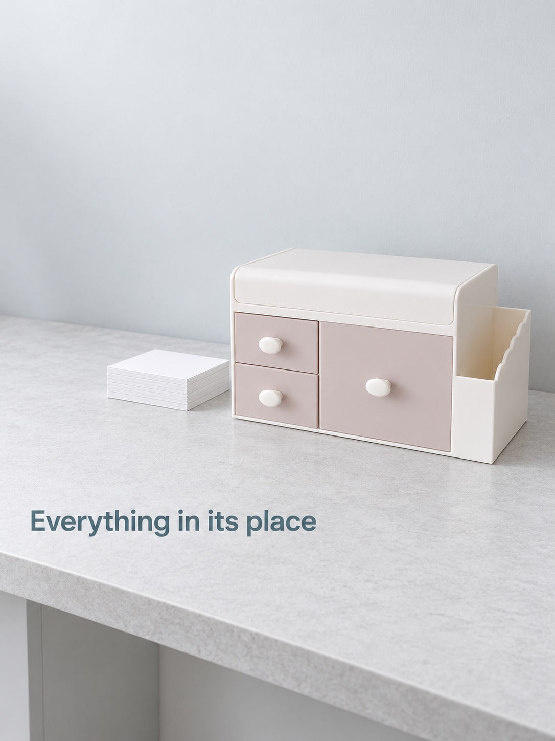 Cute Desktop Storage Box for Cosmetics and Stationery