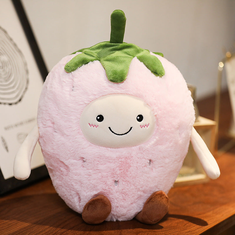 Fruit Plush Pillow – Cute Cuddly Bedroom Decor Accent