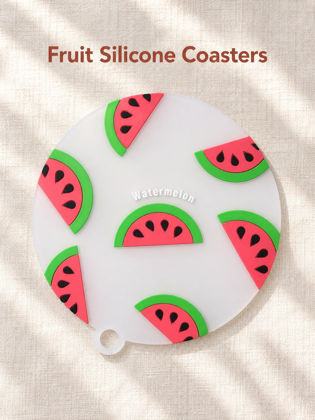 Cute Fruit Silicone Coasters for Hot Pots and Mugs
