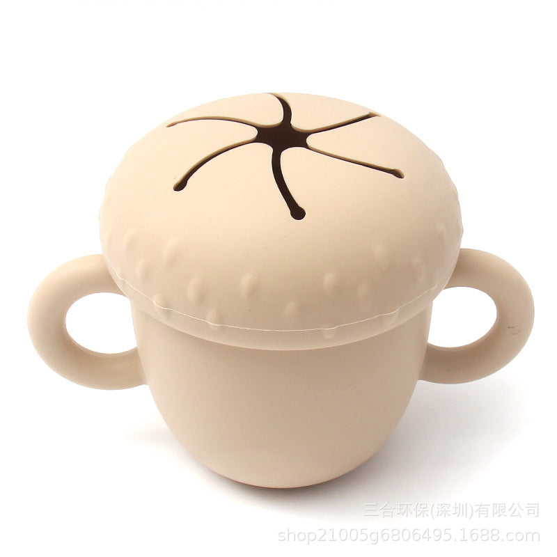 Silicone Snack Cup for Toddlers, Tidy Travel Snacking
