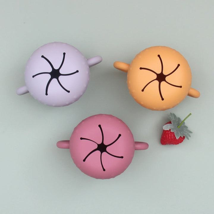 Silicone Snack Cup for Toddlers, Tidy Travel Snacking
