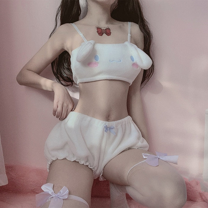 Women's Soft Girl Pajama Set – Cute Pastel Comfort