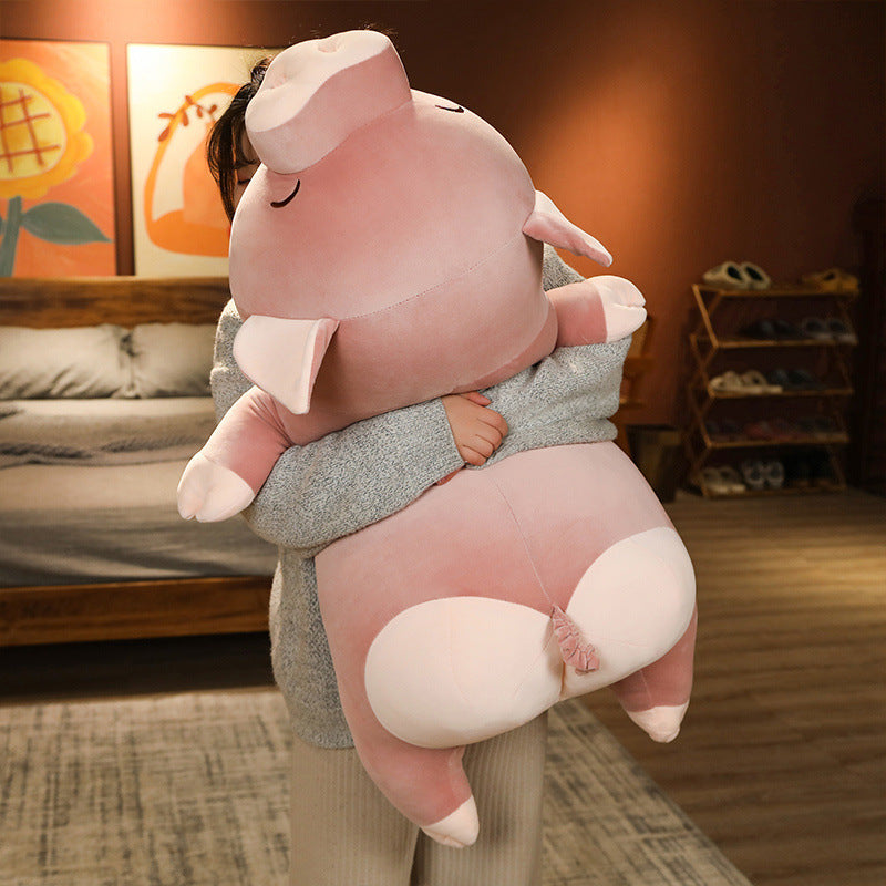Pig Plush Pillow for Kids – Soft Cuddle Bed Companion