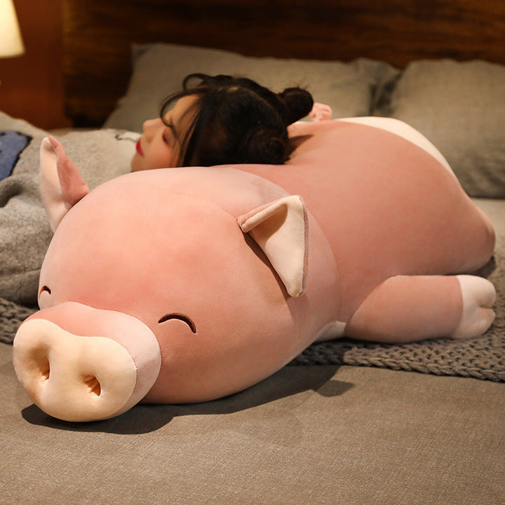 Pig Plush Pillow for Kids – Soft Cuddle Bed Companion