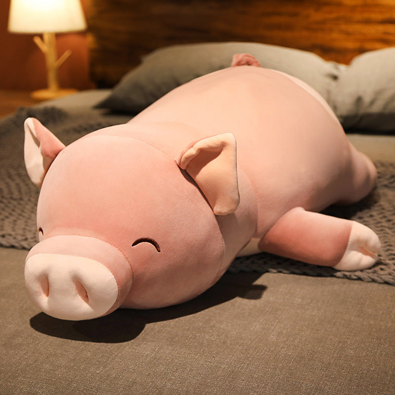 Pig Plush Pillow for Kids – Soft Cuddle Bed Companion
