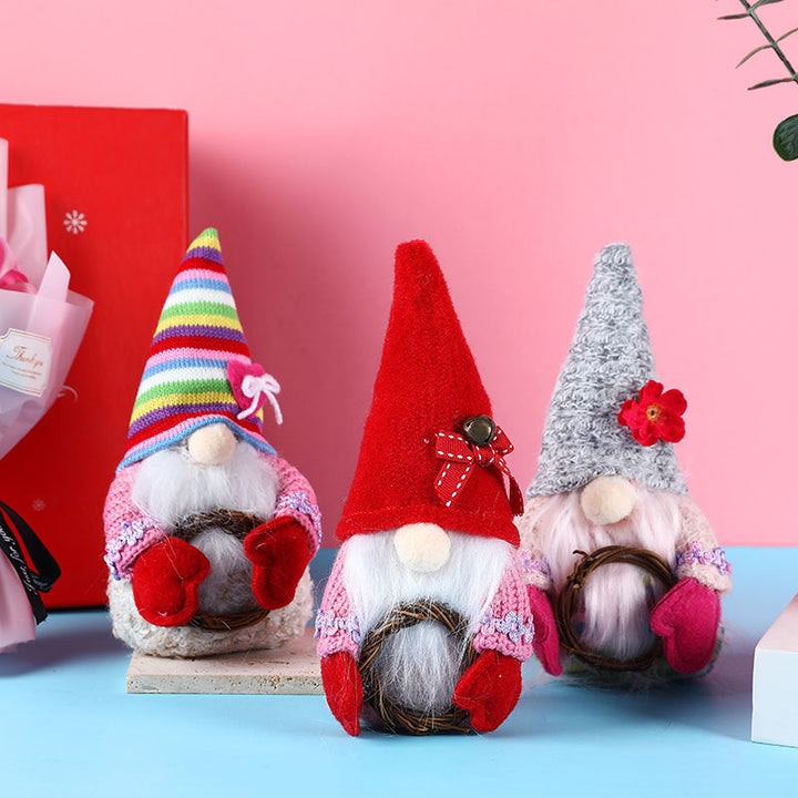 Faceless Gnome Decor for Whimsical Seasonal Shelves