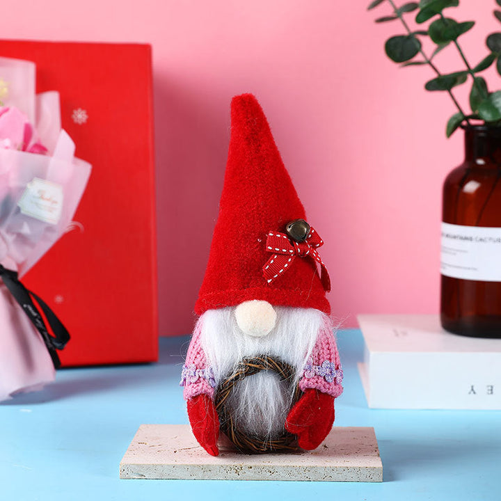Faceless Gnome Decor for Whimsical Seasonal Shelves