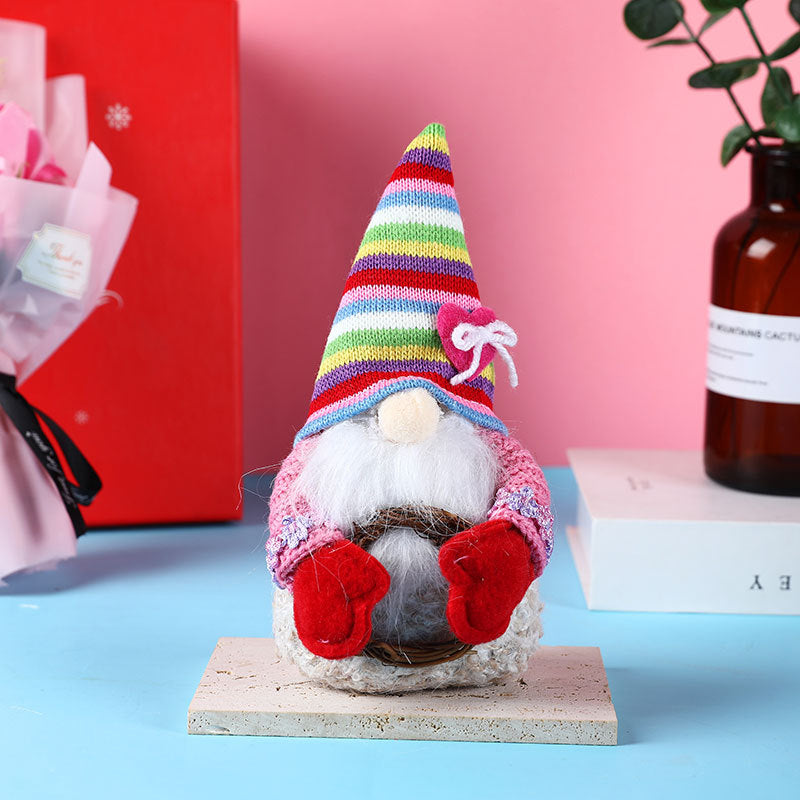 Faceless Gnome Decor for Whimsical Seasonal Shelves