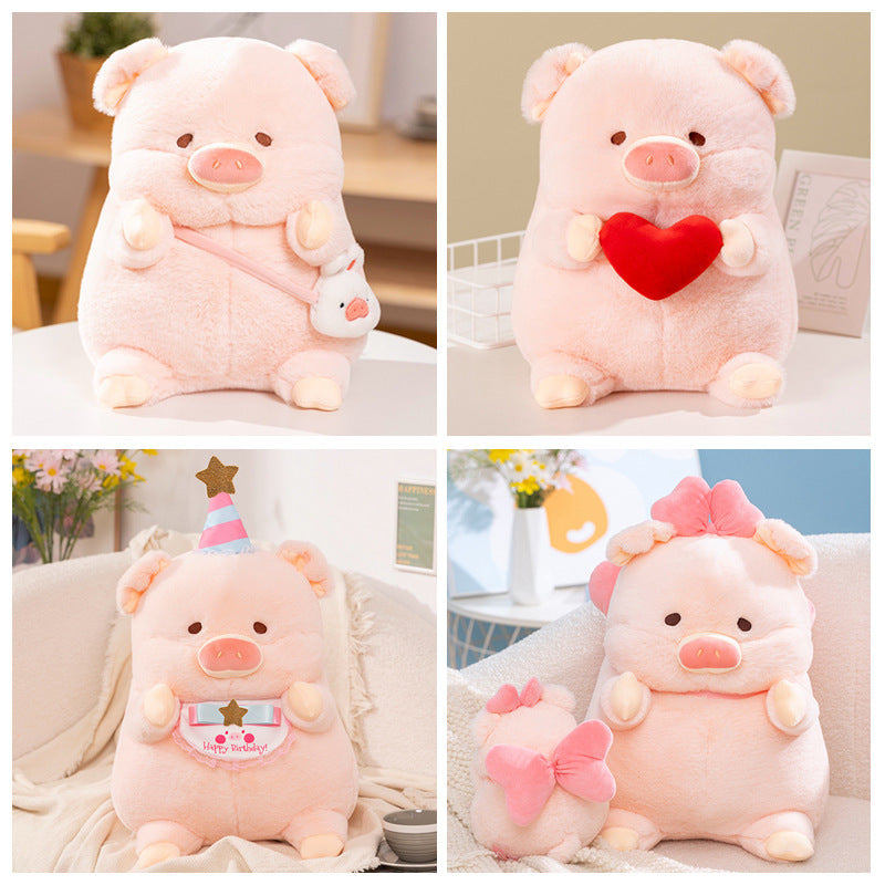 Pink Pig Plush Toy for Cozy Cuddles and Gift Displays