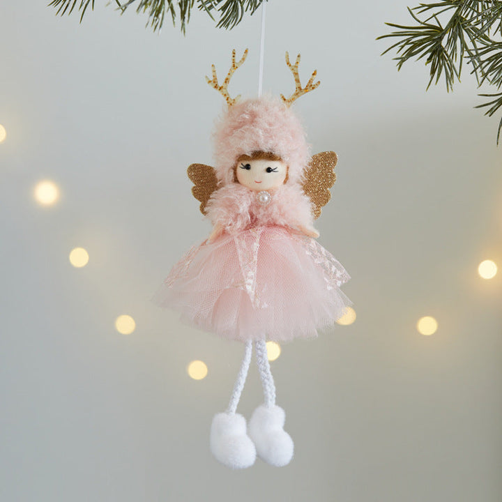 Pink Angel Christmas Tree Ornament for Magical Decor
