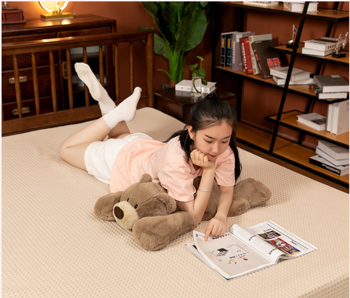 Giant Plush Teddy Bear Pillow for Cozy Leg-Hugging
