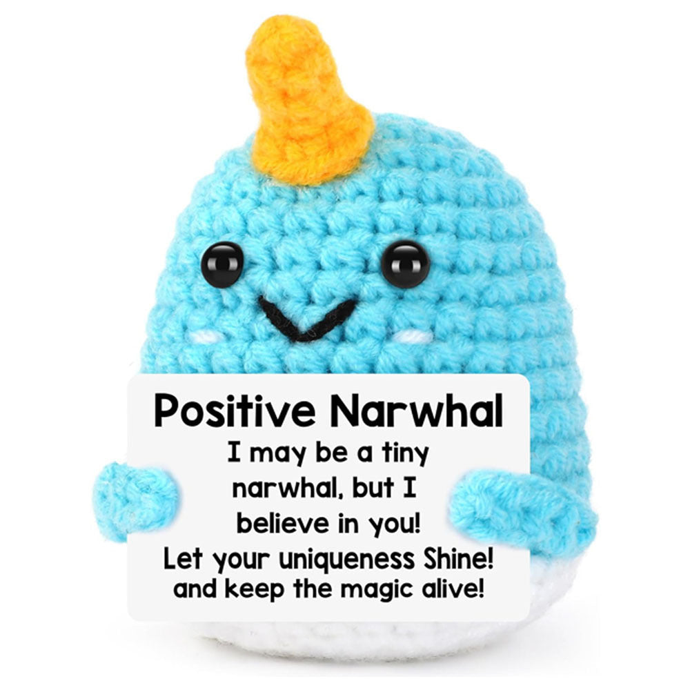 Positive Penguin Plush Toy for Cheerful Desk Decor