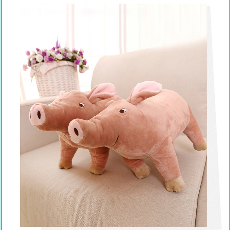 Realistic Pig Plush Toy for Cozy Cuddles & Home Decor