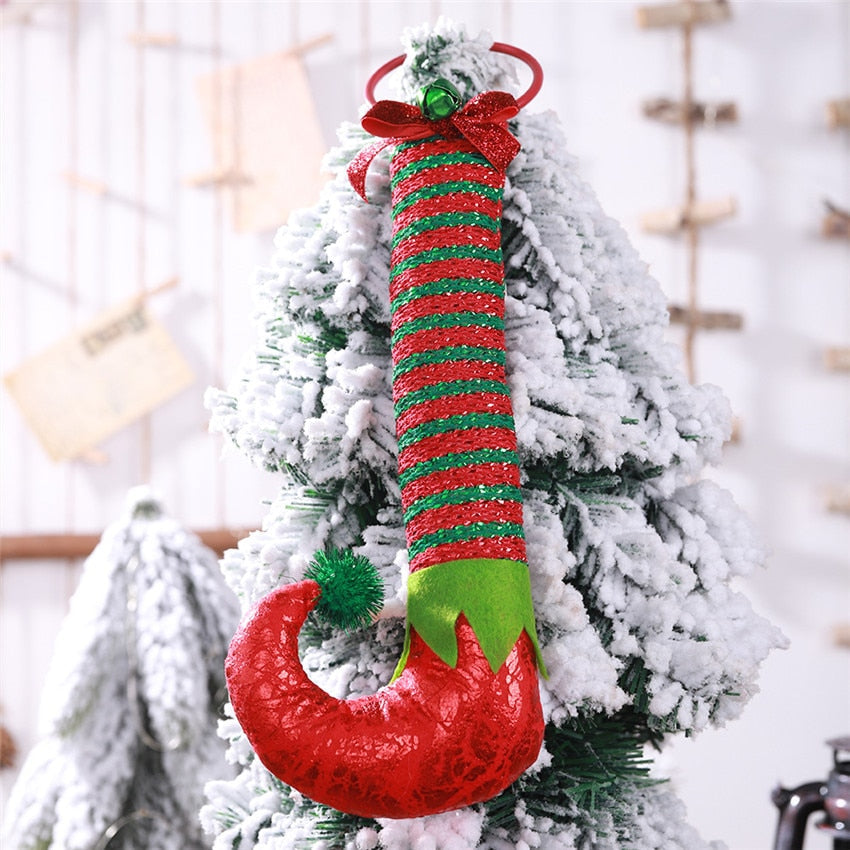 Elf Boot Ornaments for Playful Christmas Tree Decor